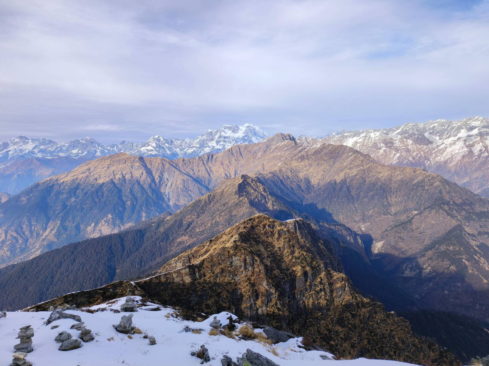 Auli mountain peaks